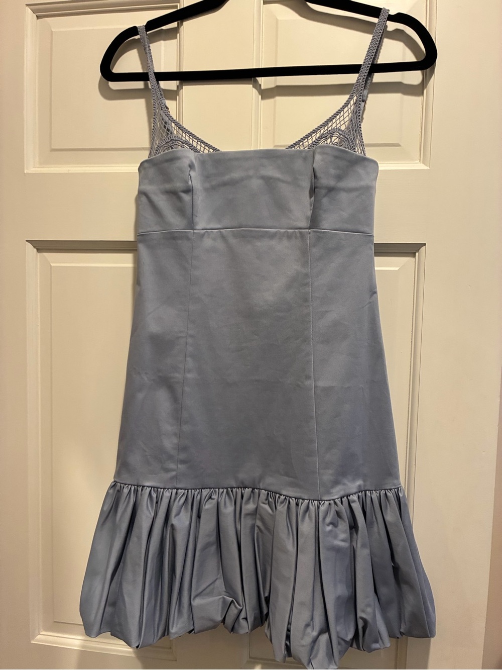 Clea designer sky blue cocktail dress